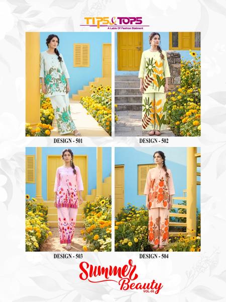 Tips & tops summer beauty vol 5 coord set bulk clothes suppliers